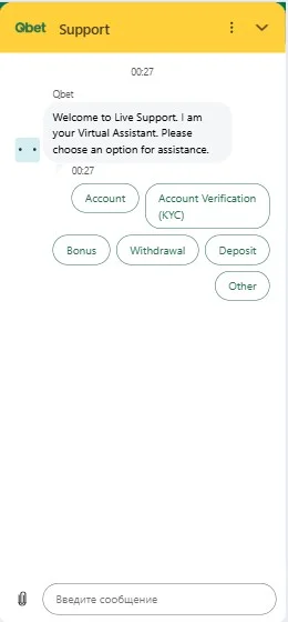 Qbet Casino Klantenservice